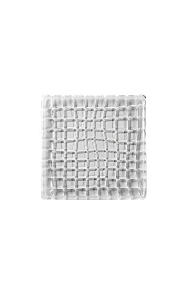 Mikasa Moor Çizgili Kare 6lı Cam Tabak 17x17x2 cm