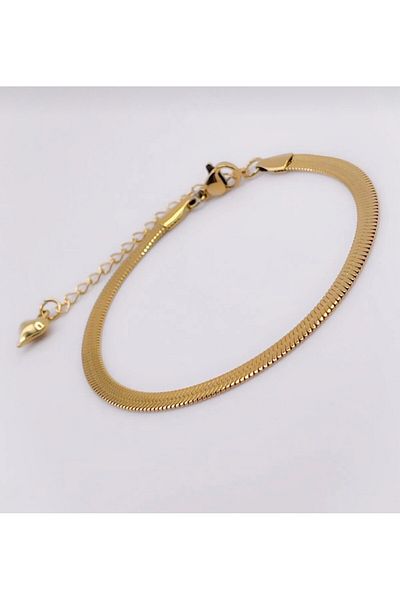 Accessories Italian Model Steel Gold Bracelet