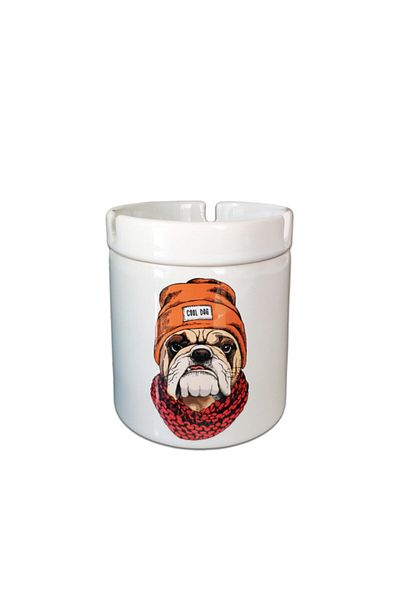 HobiShop Cool Dog Τασάκι πορσελάνης χωρίς καπνό