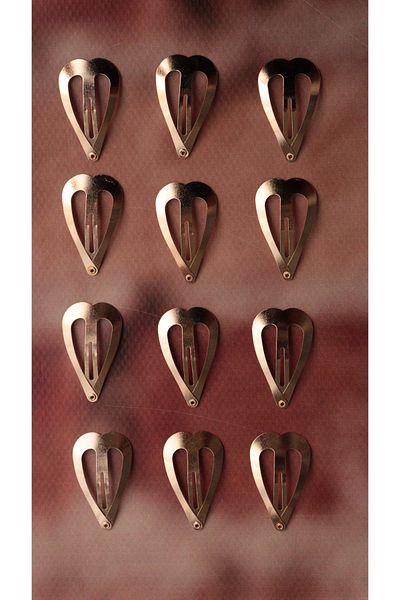MİNAHOBİ Πόρπη 10 τεμαχίων Heart Snap Πόρπη Y2K Style 10 τμχ