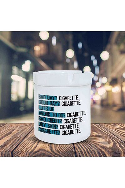 HobiShop Mood Ashtray Προτιμήσεις σύμφωνα με τις συναισθήματα Τυπωμένος αναρρόφηση σκόνης K-167