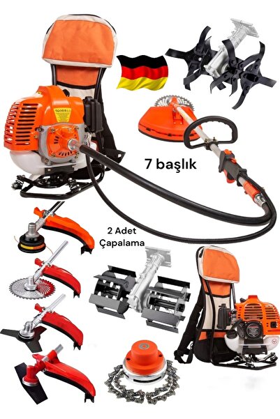 Germany Steel 9HPX SIRT TİPİ ALMAN BENZİNLİ OT ÇALI TIRPANI ÇİM BİÇME MAKİNAS...