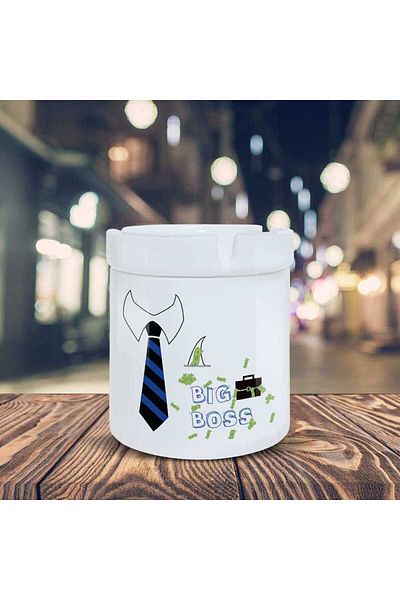 HobiShop Τασάκι τσαγιού Big Boss Printed Boss - K-67