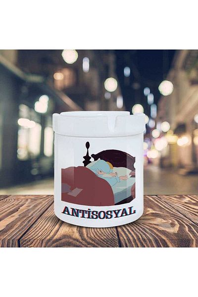 HobiShop Αντικοινωνικό Τασάκι Sleeping Princess Printed Ashtray K-62