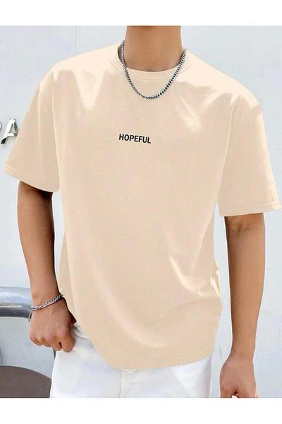 khufu HOPEFUL εμπριμέ ΜΠΕΖ Oversize Tshirt Unisex