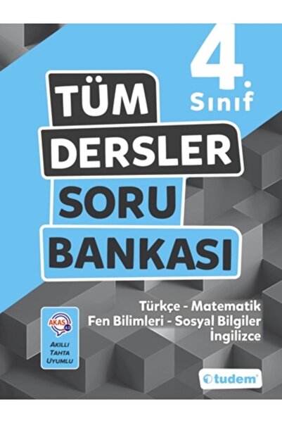 Kollektif TUDEM YAYINLARI 4.SINIF TÜM DERSLER SORU BANKASI