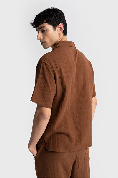 GIESTO НАМАЧКАНА РИЗА С КЪС РЪКАВ