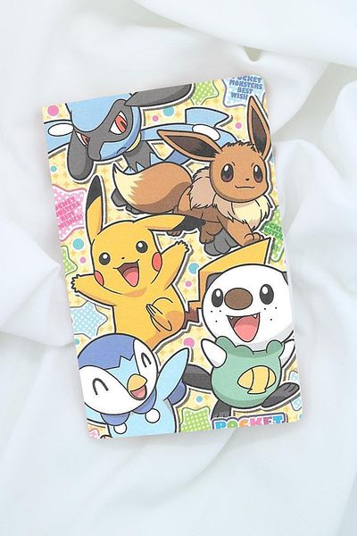 Anime Marketi Pokemon Pikachu Themed School Notebook, Notepad, Memory Book 60 Pages Model 2