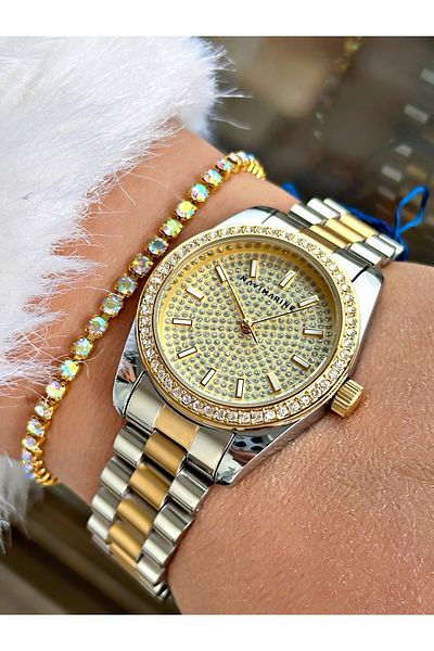 Navimarine Gold Color Steel Cord Women's Wristwatch