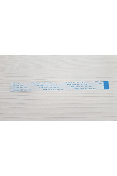 FFC 12 Pin 15cm Ters 1mm Adımlı Esnek Flex Kablo Awm 20624 80c 60v Şerit Flek...