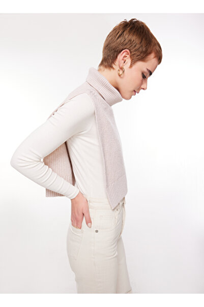 BROOKS BROTHERS Düz Pudra Kadın Süveter BBFW23FKC001