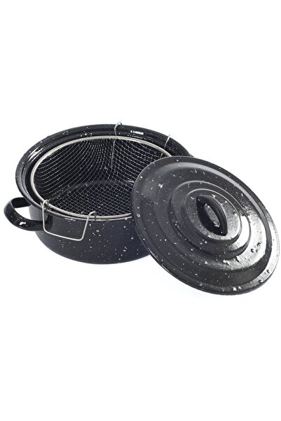 gamanoll Essan Enamel Frying Pan with Lid