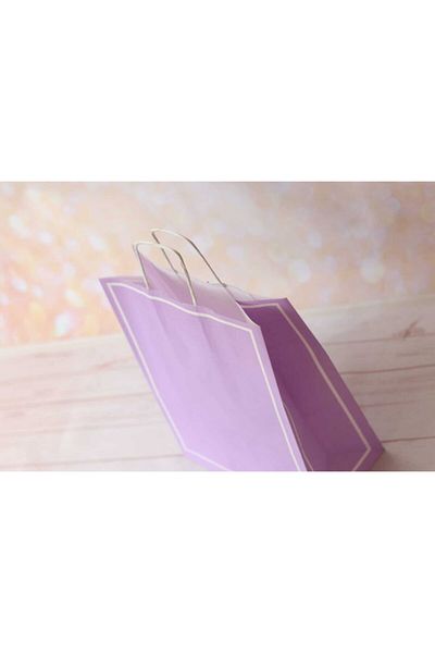 demontecraft Twist Handled Macaron Gift Bag Paper Bag 5 Pieces 25x12x31 cm
