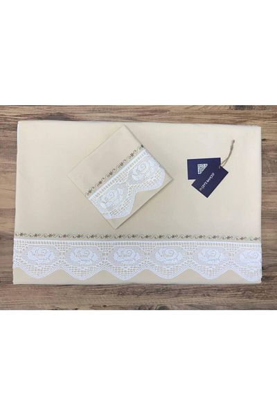 Çeyiz Bahçesi Σετ Παπλωματοθήκη Cappuccino Lace Piccolo