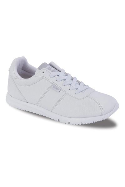 Jump Pantofi sport casual albi confortabili de damă