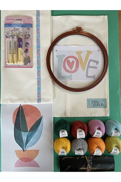 BibuPunch Dolu Dolu Kırlent Punch Seti