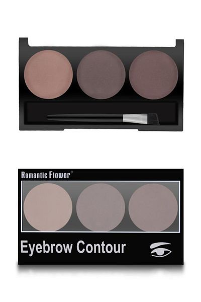 MUJGAN Romantic Sunflower - 3-piece Eyebrow Shadow Set 01