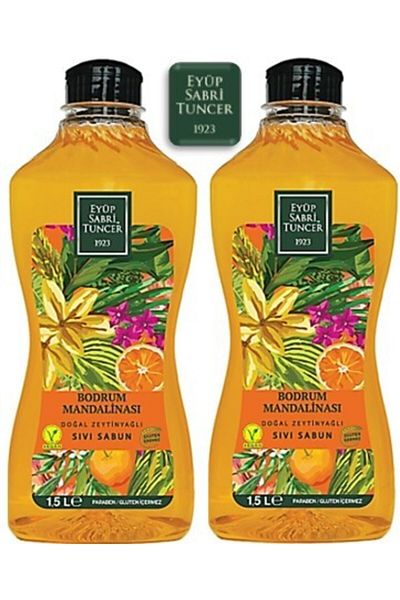 Eyüp Sabri Tuncer Liquid Soap Bodrum Tangerine 1.5 Lt 2 Pack