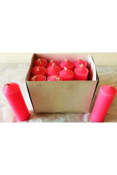 Genel Markalar Dekoratif Kütük Mumu 12'li(RENKLI)