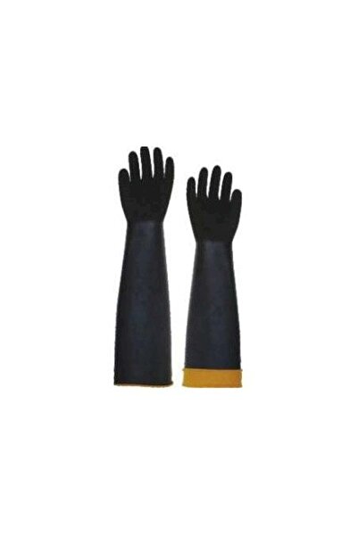 Starline Asit Eldiveni Siyah 45cm Düz-Tırtıklı