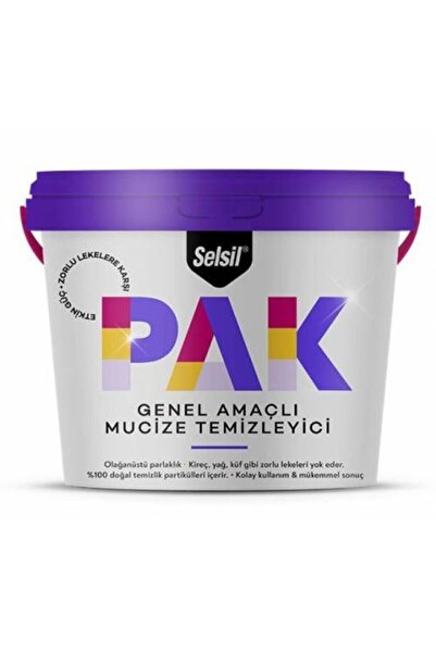 Selsil 3 Adet 500 g Pak Genel Temizleyici  Ayakkabı Temizleyici  Çaydanlık Te...