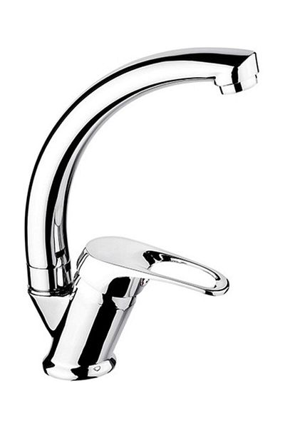 New'S Short Swan Kitchen Sink Faucet (with Hot Cold Inlet)