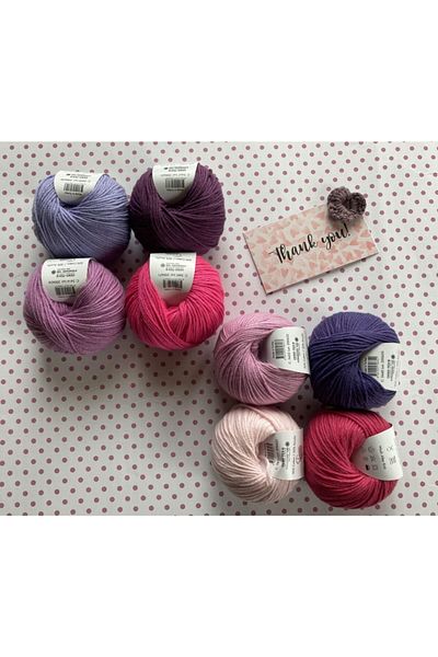 BibuPunch 8 Piece Rope Set (pink/purple)