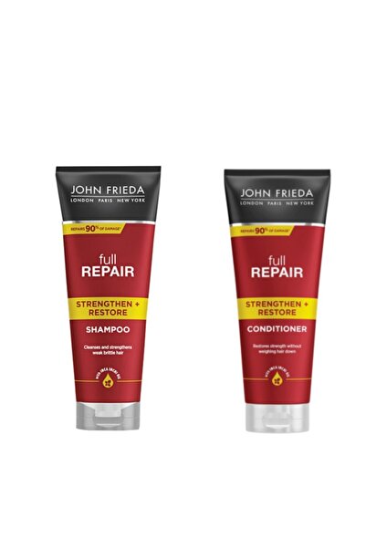 John Frieda Tam Onarıcı Güçlendirici + Onarıcı - Nemlendirici Şampuan Ve Krem...