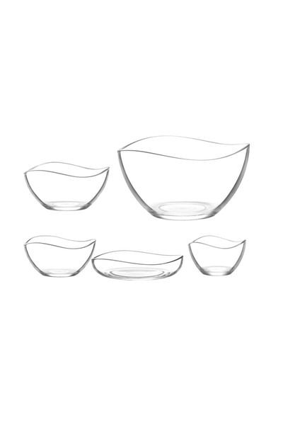 LAV Vıra Glass Bowl Set 25 Pcs. Multipurpose Bowl Set