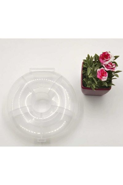 yiğit aksesuar 5 Compartment Round Jewelry Box