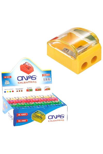Mikro Onas 2068-48 Pencil Sharpener with Double Lid