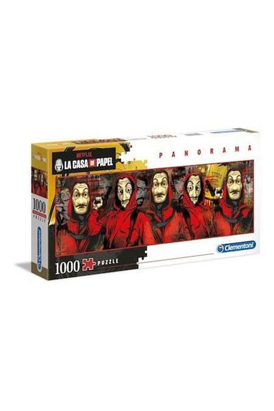 CLEMENTONI La Casa De Papel 1000 Piece Panorama Puzzle