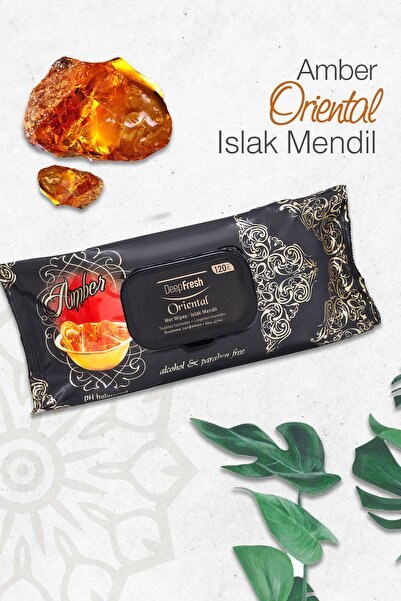 Deep Fresh Oriental Islak Mendil Amber 6 x 120 Yaprak