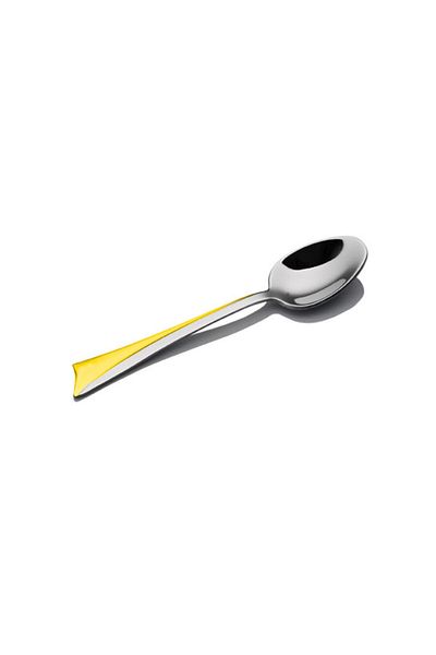 Tiamo Ela Gold Set of 6 Stainless Steel Teaspoons