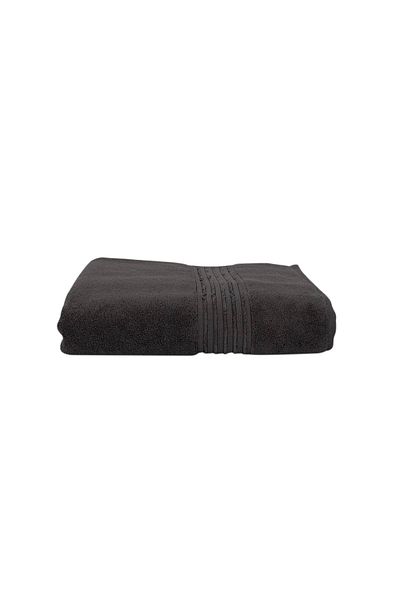 NUACOTTON Extra Soft Gray Bath Towel - 100% Cotton, 100x150