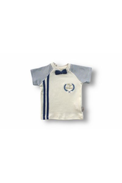 Tomuycuk My Prince Sweat Baby Boy 3 Piece Set Ecru