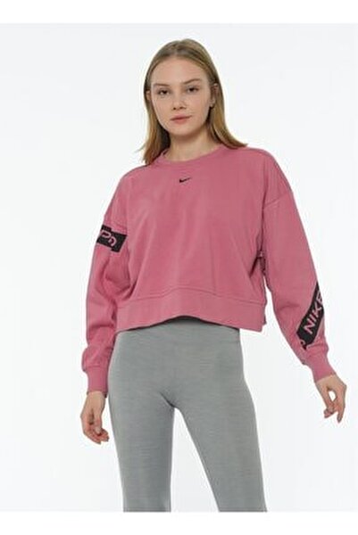 Nike Kadın Pro Dri-fit Get Fit Training Crew Sweatshirt Cu4658-614 Fiyatı,  Yorumları - TRENDYOL