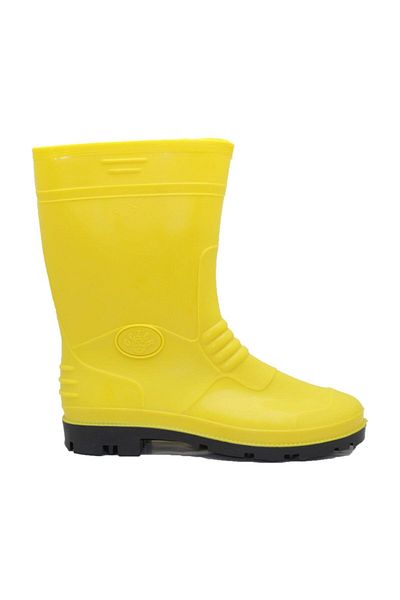 GEZER Unisex κίτρινες κοντές μπότες