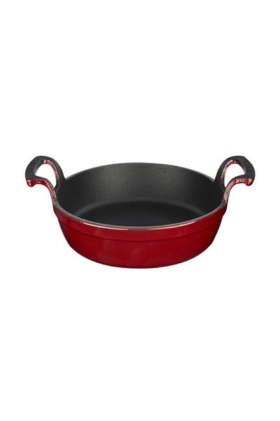 Lava Pan with Round Handle. Diameter(Ø)16 cm. Red
