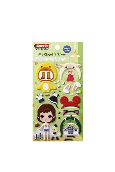 Bigpoint Sticker Animal Figure Dress Up