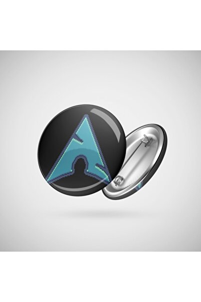 Fizello Arch Linux Pixel Art Rozet