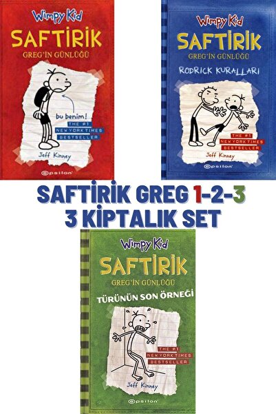 Epsilon Yayınevi Saftirik Greg'in Günlüğü 1-2-3 (3 Kitaplık Set)