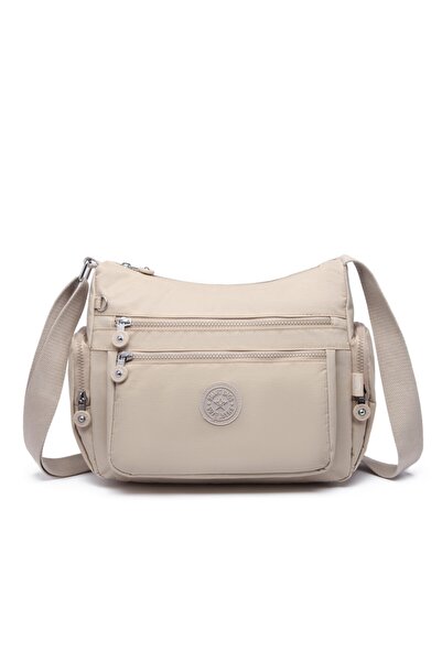 SMART BAGS حقيبة كروس نسائية باللون البيج