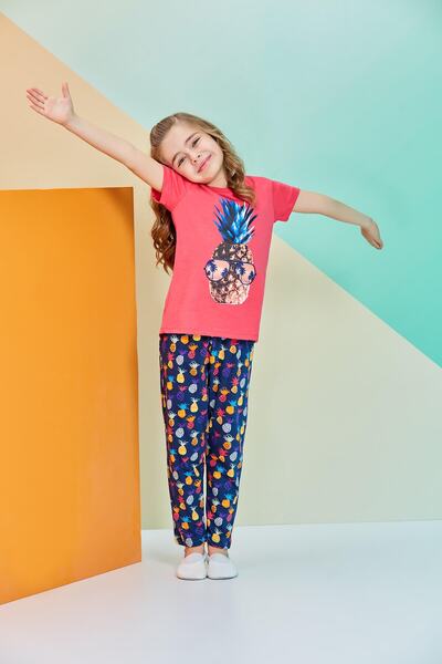 ROLY POLY Short Sleeve Girls Pajama Set