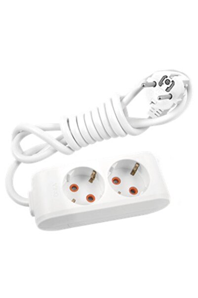 VİKO Multi-let Ikili Priz ( 2 Li ) Topraklı Çocuk Korumalı Kablolu Grup Priz ...