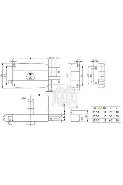 KALE 157-A Eco Lock