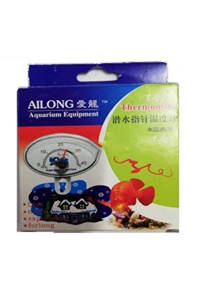 Genel Markalar Ailong T-02 Yaylı Akvaryum Termometresi Akvaryum Derecesi
