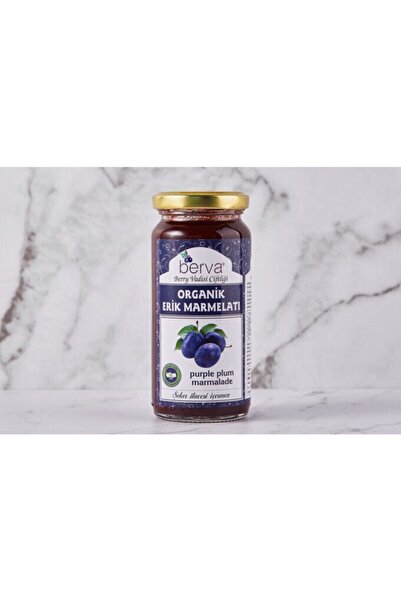 BERVA Organik Erik Marmelatı 260 gr 4'lü Paket Brv05erk