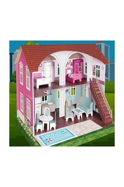 Arnas Toys 3D Model Furnished Playhouse