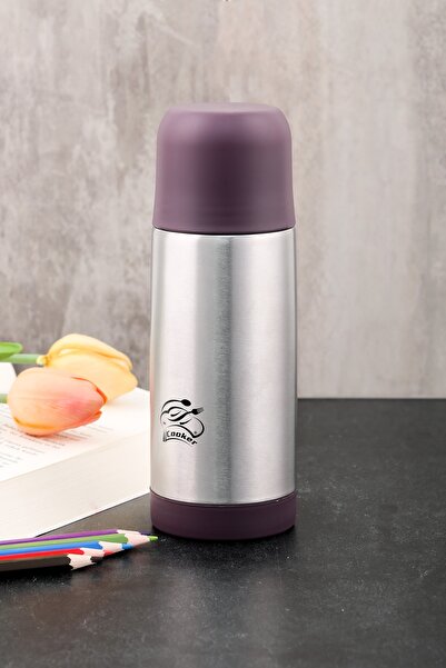 Cooker Shop Premium Paslanmaz Çelik 0.3 Lt Piknik Kamp Çay Kahve Termosu (mor)